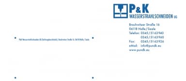 P&K Wasserstrahlschneiden logo