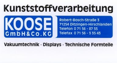 Logo von KOOSE Kunststoffverarbeitung GmbH&Co.KG