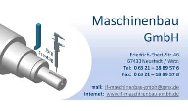 Logo von JF Maschinenbau GmbH