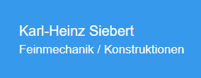 Logo von Karl-Heinz Siebert Feinmechanik