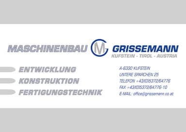 Logo von Maschinenbau Grissemann GmbH
