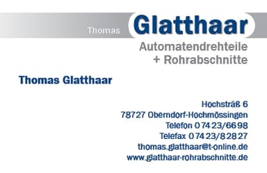 Thomas Glatthaar Automatendrehteile logo