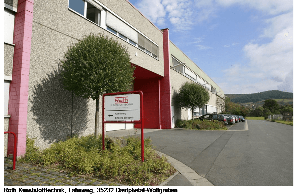 Roth Kunststofftechnik
NL der ROTH-Werke GmbH