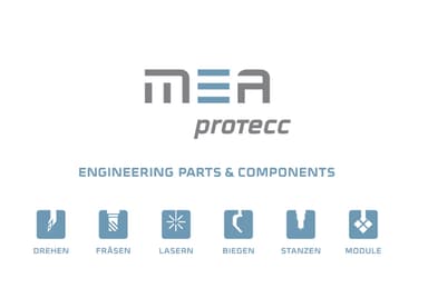 MEA-proTecc GmbH Engineering parts + components logo