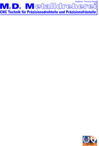 Logo von Milan Dobaj<br><br>Metalldreherei