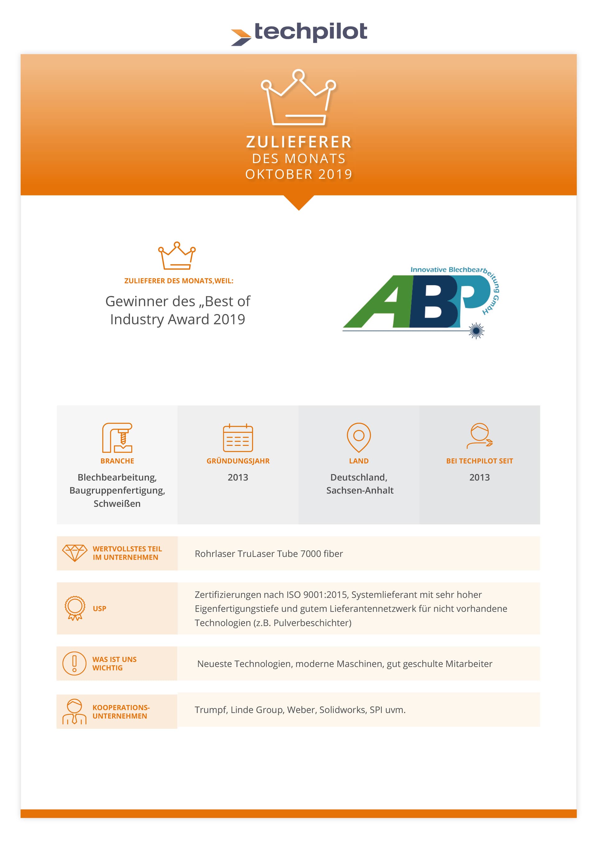 ABP - Innovative Blechbearbeitung GmbH