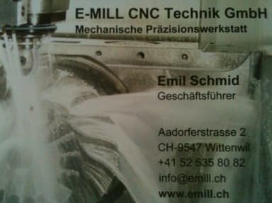 Logo von E-MILL CNC Technik GmbH