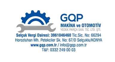 Logo von GQP MAK. VE OTO. YED. PAR.SAN. TİC. LTD. ŞTİ.