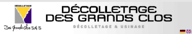 Logo von Décolletage des grands clos
