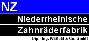 Logo von Niederrheinische Zahnräderfabrik Dipl. Ing. Wittfeld GmbH & Co.