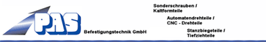 Logo von PAS Befestigungstechnik GmbH