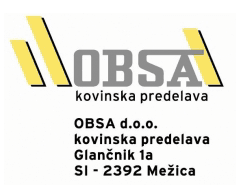 Logo von Obsa d.o.o. - Metallbearbeitung