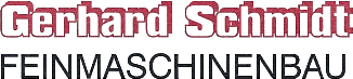 Logo von Gerhard Schmidt<br><br>Feinmaschinenbau