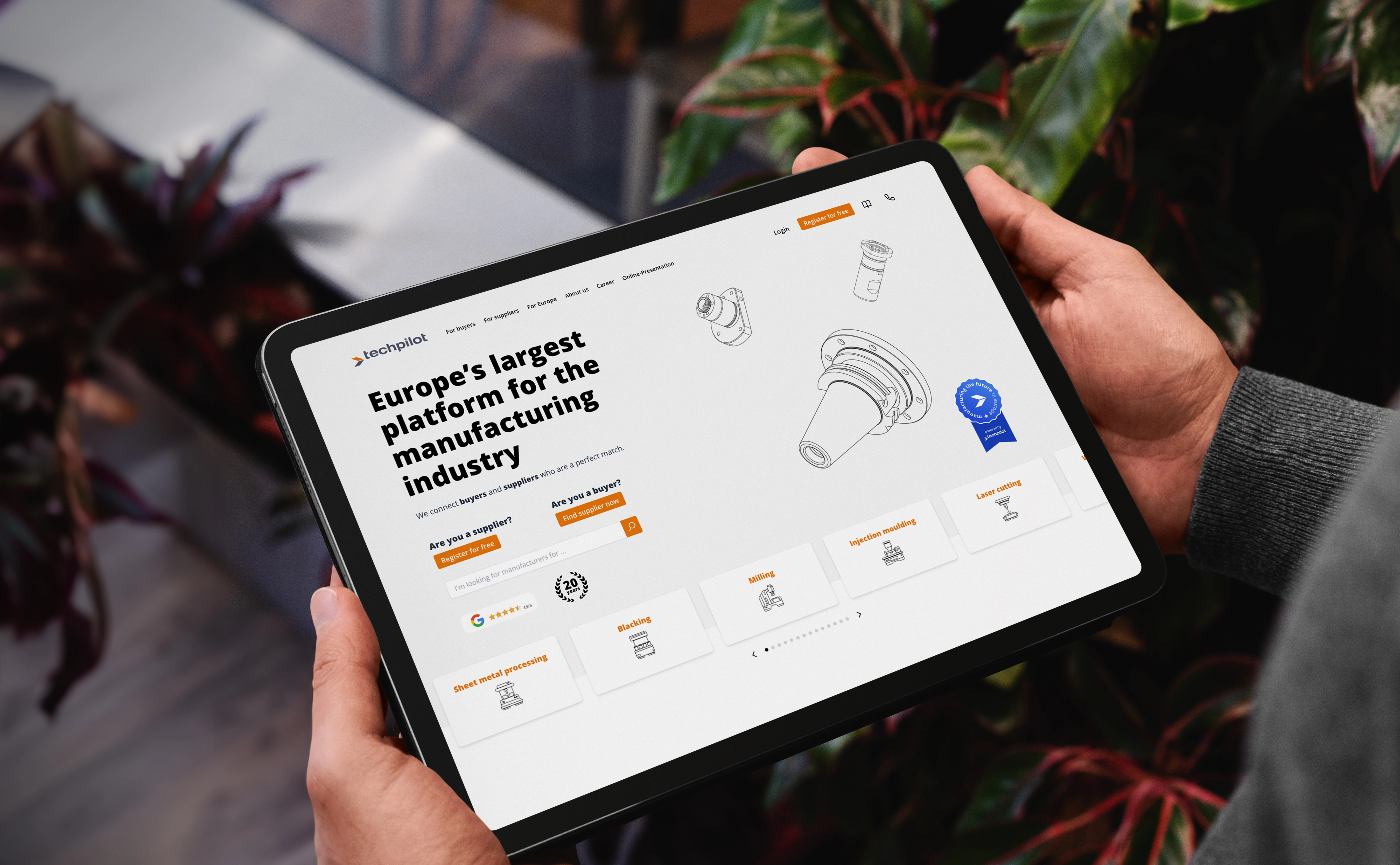 Techpilot website