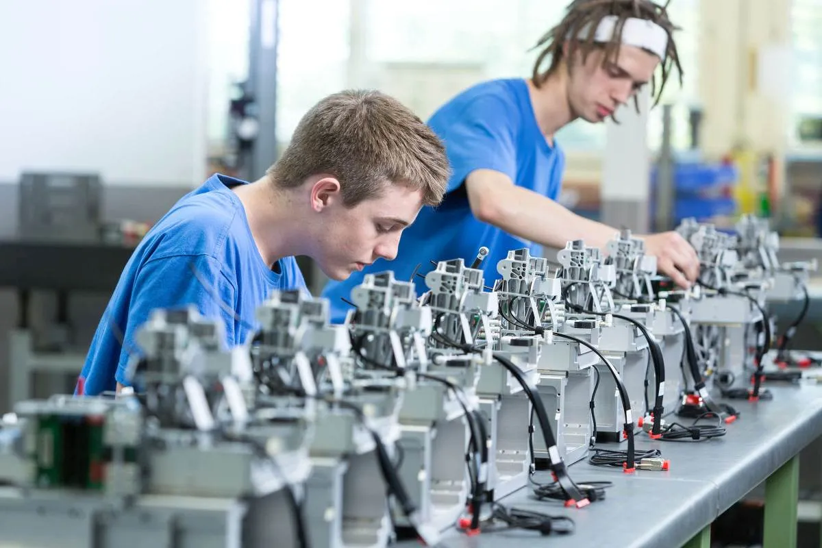 Group assembly at PSA-Parts & Systems AG