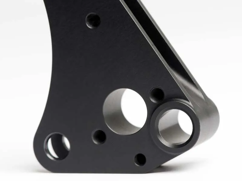 Anodized aluminium part of the company S + W Eloxal Oberflächentechnik GmbH