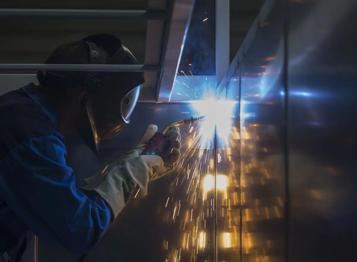 Welding at Gruber GmbH Metallbau & Blechbearbeitung