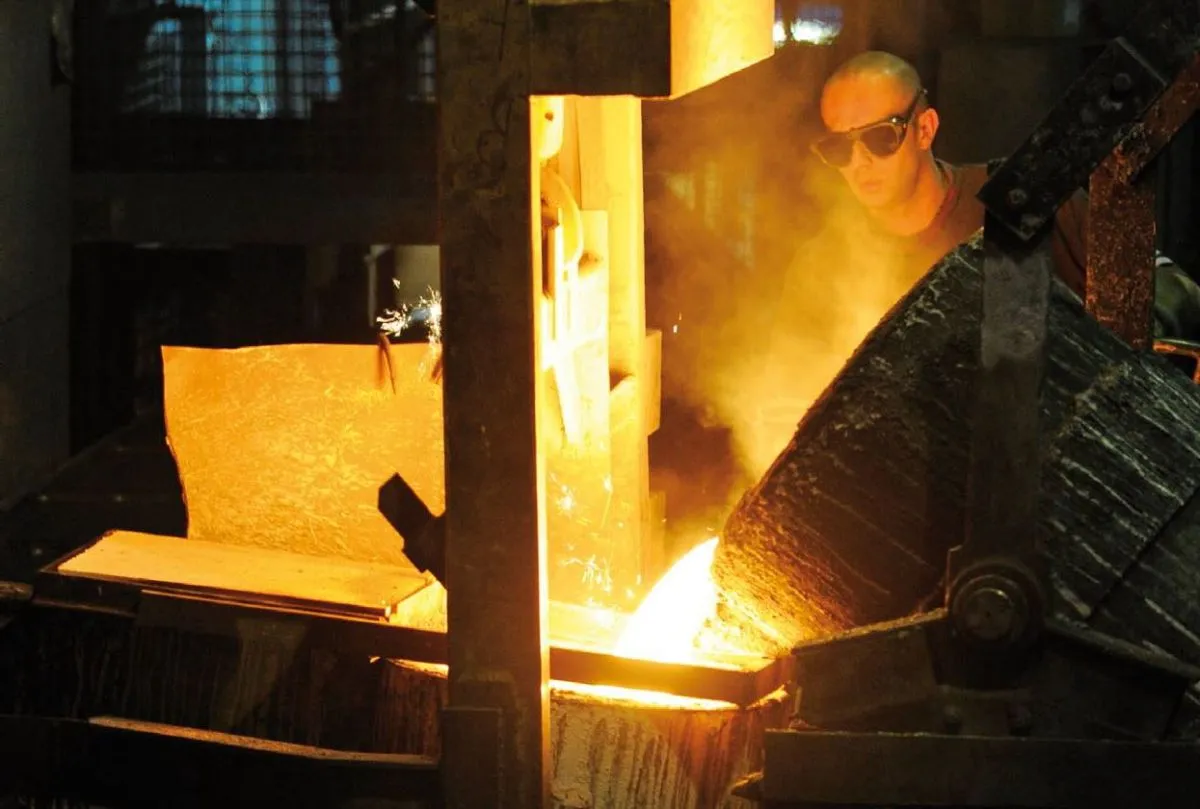 Casting process at EMG Casting AG