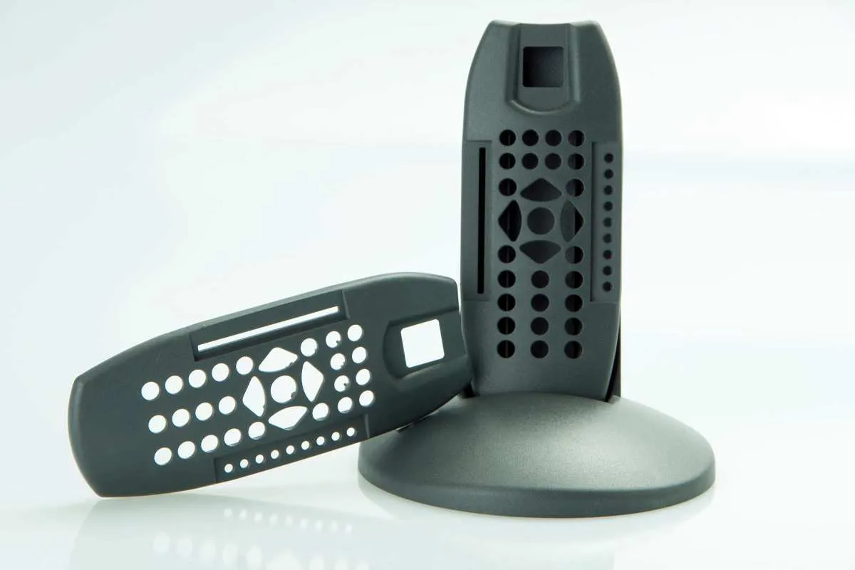 Plastic injection part for remote control