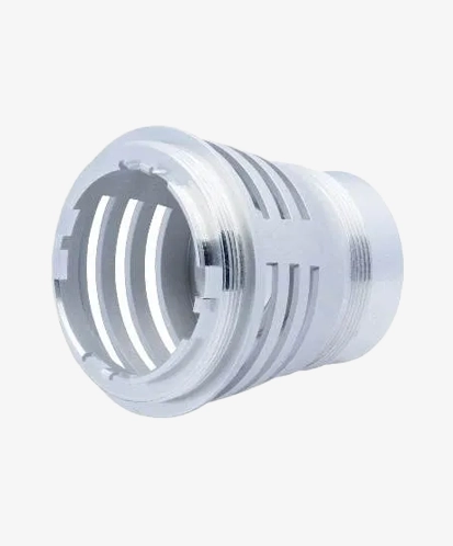 Glass bead-blasted part of the company Lauble GmbH