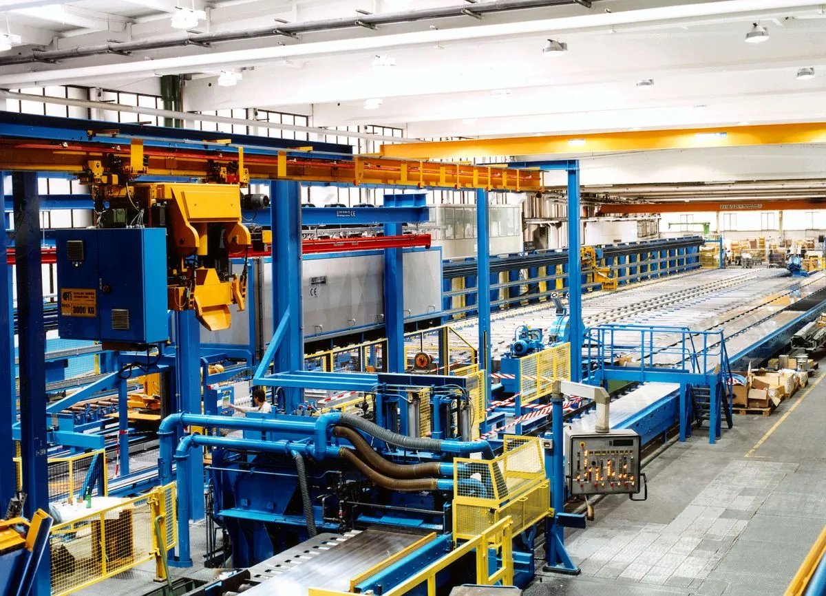 Extrusion plant from HUECK Extrusion GmbH & Co. KG